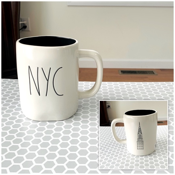 Rae Dunn Other - Rae Dunn Double sided NYC mug